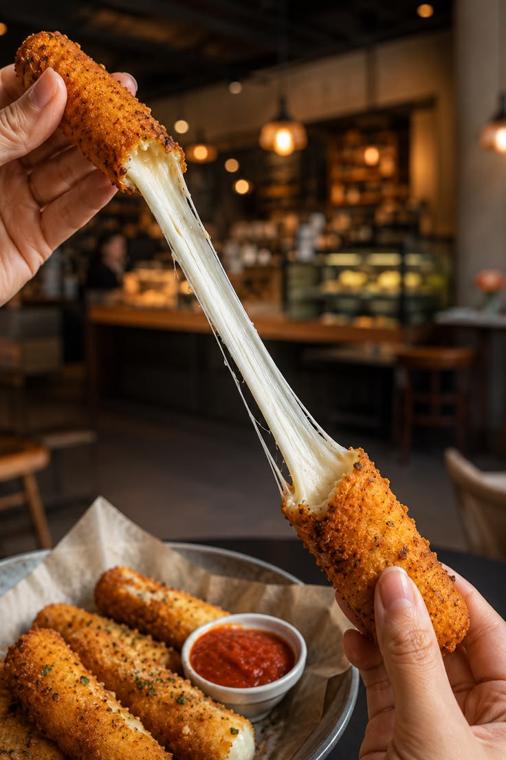 Mozzarella Sticks Keju Mulur Garing Renyah, Praktis!