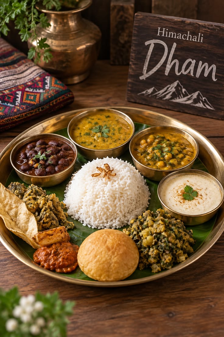 Dham Khas Himachal Pradesh: Kuliner Rempah
